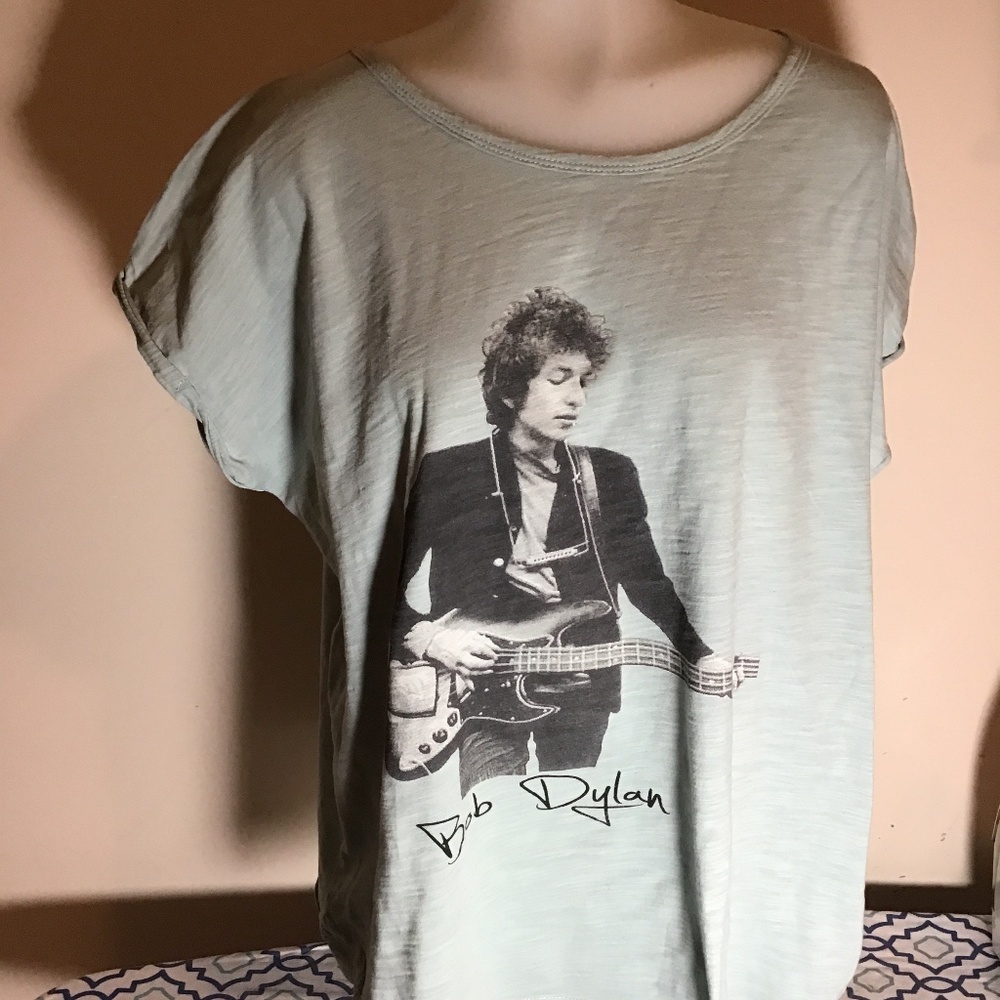 😎#374, Bob Dylan, size XL, good condition, unbranded, tag removed